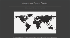 Desktop Screenshot of internationalexpresscouriers.co.uk