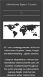 Mobile Screenshot of internationalexpresscouriers.co.uk